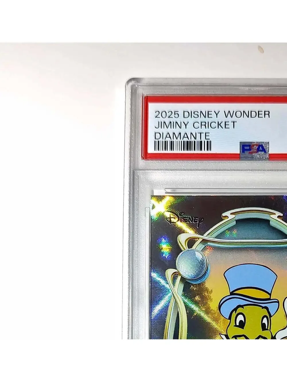 Jiminy Cricket 2025 Topps Disney Wonder #10 Winter Variant Card Pinocchio PSA 9